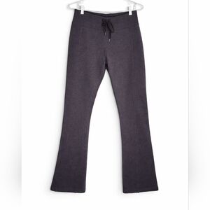 Tuff Athletics Charcoal Grey Wide Leg Mid Rise Yoga Pants Seamed Sweatpants